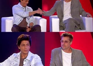 Shah Rukh Khan and Brad Pitt share meaningful insights on cinema, filmmaking and much more - Watch video Shah Rukh Khan and Brad Pitt share meaningful insights on cinema, filmmaking and much more - Watch video