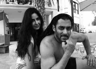 Ahem! Salman Khan takes off his shirt as he poses for a hot pic with Katrina Kaif Ahem! Salman Khan takes off his shirt as he poses for a hot pic with Katrina Kaif