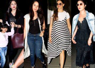 Airport Style this week: Priyanka Chopra, Deepika Padukone, Shraddha Kapoor, Aishwarya Rai Bachchan make us swoon with their stylish travel affairs in black Airport Style this week: Priyanka Chopra, Deepika Padukone, Shraddha Kapoor, Aishwarya Rai Bachchan make us swoon with their stylish travel affairs in black