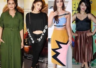 Worst Dressed This Week: Shruti Haasan, Kriti Sanon, Huma Qureshi and Jacqueline Fernandez toe the fashion line and miss the mark Worst Dressed This Week: Shruti Haasan, Kriti Sanon, Huma Qureshi and Jacqueline Fernandez toe the fashion line and miss the mark