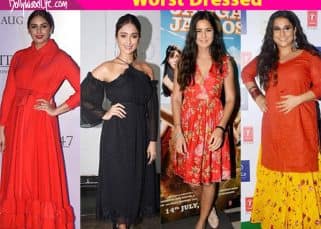 Worst dressed this week: Katrina Kaif, Vidya Balan, Esha Gupta, Ileana D’Cruz, Huma Qureshi's looks are major mood dampeners this monsoon Worst dressed this week: Katrina Kaif, Vidya Balan, Esha Gupta, Ileana D’Cruz, Huma Qureshi's looks are major mood dampeners this monsoon