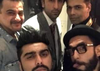 Birthday boy Arjun Kapoor gets a crazy midnight surprise from his boy squad Ranveer Singh, Ranbir Kapoor - view HQ pics Birthday boy Arjun Kapoor gets a crazy midnight surprise from his boy squad Ranveer Singh, Ranbir Kapoor - view HQ pics