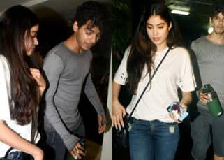 Jhanvi Kapoor and Ishaan Khattar spotted at the special screening of Edgar Wright's Baby Driver - view HQ pics Jhanvi Kapoor and Ishaan Khattar spotted at the special screening of Edgar Wright's Baby Driver - view HQ pics