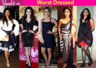 Shilpa Shetty, Kriti Sanon, Ekta Kapoor, Urvashi Rautela and Tanishaa Mukerji show us what exactly is fashion faux pas Shilpa Shetty, Kriti Sanon, Ekta Kapoor, Urvashi Rautela and Tanishaa Mukerji show us what exactly is fashion faux pas
