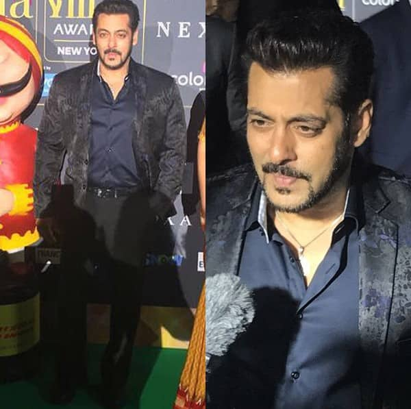 IIFA Awards 2017 green carpet: Salman Khan opts for an all navy blue