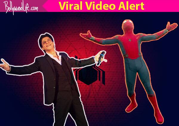 Even Spider Man Could Not Resist Shah Rukh Khan S Charm Watch