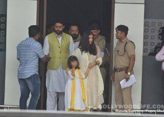 Abhishek Bachchan and Aishwarya Rai Bachchan return from Allahabad after immersing her father's ashes - view HQ pics Abhishek Bachchan and Aishwarya Rai Bachchan return from Allahabad after immersing her father's ashes - view HQ pics