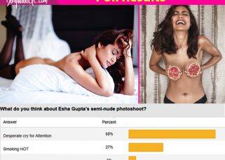 Esha Gupta’s semi-nude photoshoot is a DESPERATE cry for attention, feel fans! Esha Gupta’s semi-nude photoshoot is a DESPERATE cry for attention, feel fans!