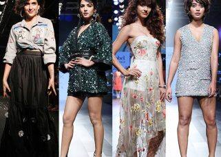 Lakme Fashion Week 2017 Day 1 roundup: Disha Patani, Sanya Malhotra, Sonal Chauhan walked the ramp for designers but did they fare well? Lakme Fashion Week 2017 Day 1 roundup: Disha Patani, Sanya Malhotra, Sonal Chauhan walked the ramp for designers but did they fare well?