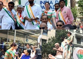 Tamannaah Bhatia and Rana Daggubati celebrate Independence Day at the India Day Parade in New York - view pics Tamannaah Bhatia and Rana Daggubati celebrate Independence Day at the India Day Parade in New York - view pics