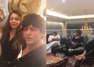 Sanjay Leela Bhansali meets up Shah Rukh Khan, suggests Gauri Khan to get into art direction - view pics Sanjay Leela Bhansali meets up Shah Rukh Khan, suggests Gauri Khan to get into art direction - view pics