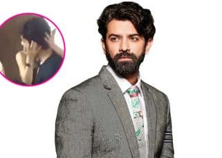 Sanaya Irani plants a peck on Iss Pyaar Ko Kya Naam Doon actor Barun Sobti's cheek - Watch Video Sanaya Irani plants a peck on Iss Pyaar Ko Kya Naam Doon actor Barun Sobti's cheek - Watch Video