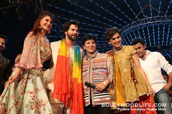 Judwaa 2 lead actors have fun in Delhi at film promotions Judwaa 2 lead actors have fun in Delhi at film promotions