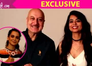 When Kangana Ranaut dropped on the sets of Anupam Kher's Ranchi Diaries to surprise this actress - watch video When Kangana Ranaut dropped on the sets of Anupam Kher's Ranchi Diaries to surprise this actress - watch video