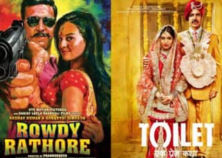 Akshay Kumar's Toilet Ek Prem Katha beats Rowdy Rathore to become his highest grossing film ever! Akshay Kumar's Toilet Ek Prem Katha beats Rowdy Rathore to become his highest grossing film ever!