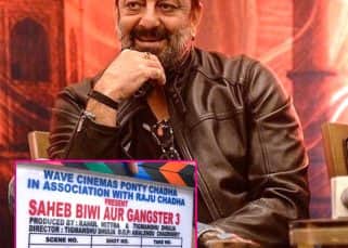 A day before Bhoomi's release, Sanjay Dutt begins the shoot of his next film Saheb, Biwi Aur Gangster 3 A day before Bhoomi's release, Sanjay Dutt begins the shoot of his next film Saheb, Biwi Aur Gangster 3