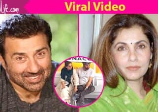 This video of Sunny Deol and Dimple Kapadia indulging in PDA in London is going viral This video of Sunny Deol and Dimple Kapadia indulging in PDA in London is going viral