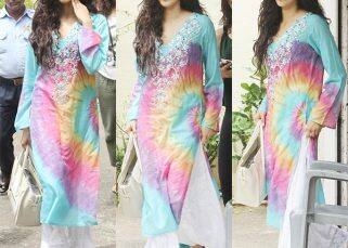 Jhanvi Kapoor looks as colourful as a rainbow as she steps out on a sunny afternoon - view HQ pics Jhanvi Kapoor looks as colourful as a rainbow as she steps out on a sunny afternoon - view HQ pics