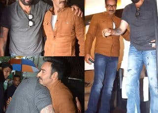 Don't know about patching up with Salman Khan but Sanjay Dutt is having whale of a time with Ajay Devgn - view HQ pics Don't know about patching up with Salman Khan but Sanjay Dutt is having whale of a time with Ajay Devgn - view HQ pics