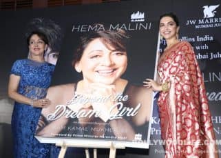 Deepika Padukone launches dream girl Hema Malini's biography on her birthday - view HQ pics Deepika Padukone launches dream girl Hema Malini's biography on her birthday - view HQ pics