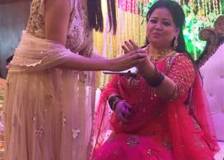 Bharti Singh - Haarsh Limbachiyaa's wedding starts off with bangle ceremony; Anita Hassanandani, Adaa Khan, Monalisa bless the bride-to-be Bharti Singh - Haarsh Limbachiyaa's wedding starts off with bangle ceremony; Anita Hassanandani, Adaa Khan, Monalisa bless the bride-to-be