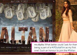 Sasural Simar Ka actress Dipika Kakar all set to make her Bollywood debut with JP Dutta's Paltan - view pic! Sasural Simar Ka actress Dipika Kakar all set to make her Bollywood debut with JP Dutta's Paltan - view pic!