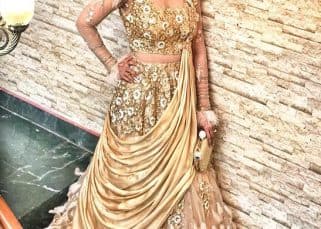 Divyanka Tripathi looks drop-dead gorgeous in her gold and feather gown - view pic Divyanka Tripathi looks drop-dead gorgeous in her gold and feather gown - view pic