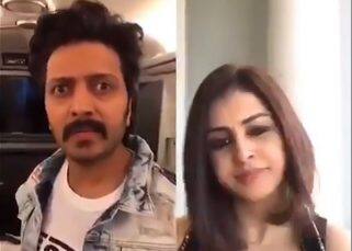 Riteish and Genelia recreate SRK-Kajol's iconic dialogue from Kuch Kuch Hota Hai and we don't know who is cuter - watch video Riteish and Genelia recreate SRK-Kajol's iconic dialogue from Kuch Kuch Hota Hai and we don't know who is cuter - watch video