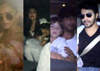 Shah Rukh, Aishwarya, Deepika, Varun attend Karan Johar's twins Yash and Roohi's birthday bash - watch video Shah Rukh, Aishwarya, Deepika, Varun attend Karan Johar's twins Yash and Roohi's birthday bash - watch video
