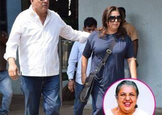 Boman Irani and Farah Khan arrive to pay their last respects to Shammi aunty - view HQ pics Boman Irani and Farah Khan arrive to pay their last respects to Shammi aunty - view HQ pics
