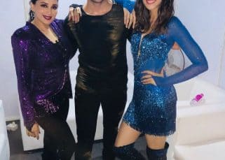 Sidharth Malhotra and Kriti Sanon can't keep calm because it's Dil Toh Pagal Hai with Madhuri Dixit - view pic Sidharth Malhotra and Kriti Sanon can't keep calm because it's Dil Toh Pagal Hai with Madhuri Dixit - view pic