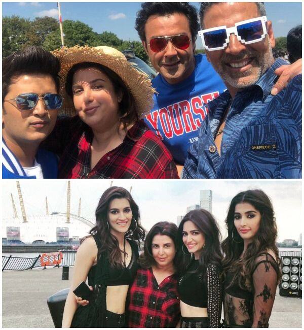 First Pics Out Housefull Song Featuring Kriti Sanon Akshay Kumar