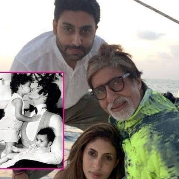 Amitabh Bachchan Shares Then And Now Pictures With Shweta And Abhishek