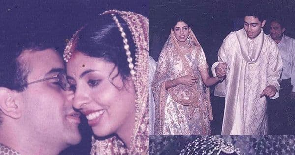 Shweta Bachchan S Unseen Pics As A Beautiful Bride From Her Wedding