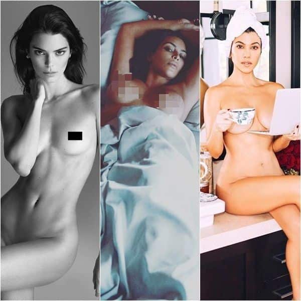 Kendall Jenner çıplak güneşleniyor; Kim Kardashian, Kourtney ve Khloe de daha önce soyundular [View Pics]
