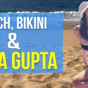 Esha Gupta'nın sahilden siyah bikinili duygusal videosu kalbinizi çalacak - şimdi izleyin