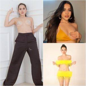 Urfi Javed wears peculiar transparent pants and bralette. Fans say