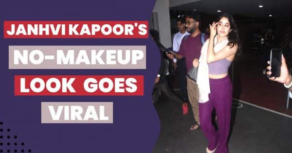 Janhvi Kapoor Flaunts Her No Makeup Look At The Airport