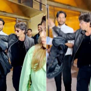 Shah Rukh Khan, havaalanında kendisiyle selfie çekmeye çalışan bir hayranını öfkeyle itiyor; Pathaan yıldızının kötü tavrı hayranlarını şok etti [Watch video]