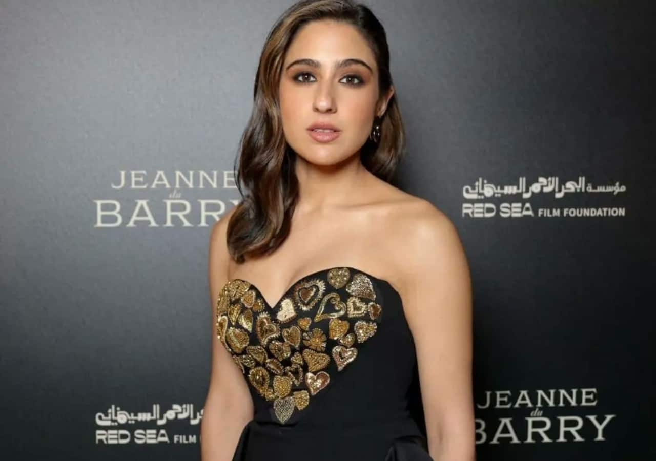 Cannes 2023 After Lehenga Sara Ali Khan Stuns In A Heart Patterned