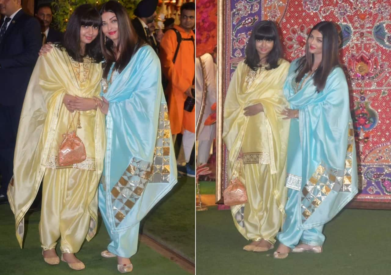 Aishwarya Rai Aaradhya Bachchan Trolled For Matching Suit And Hairstyle