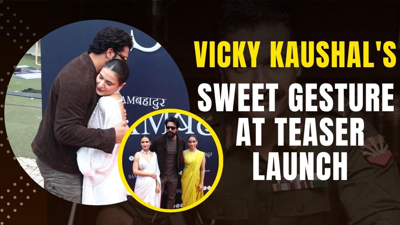 Sam Bahadur Teaser Launch Vicky Kaushals Sweet Gesture For Fatima