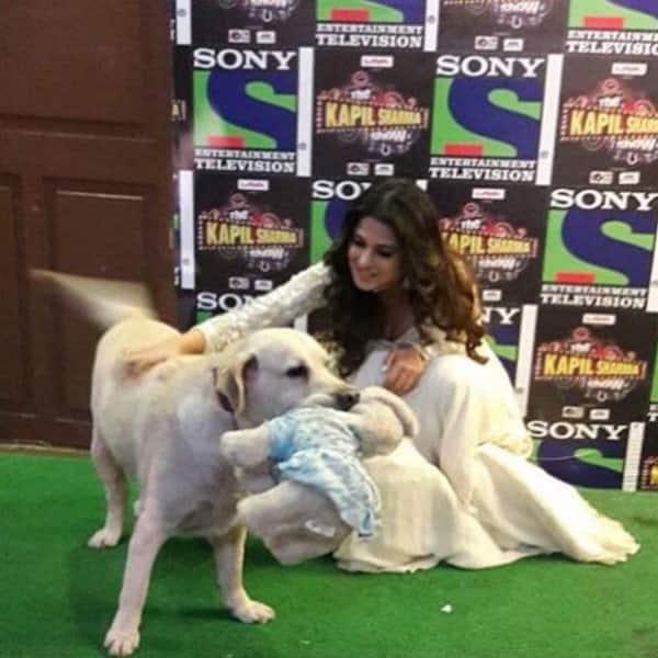 Jennifer on the sets of The Kapil Sharma Show