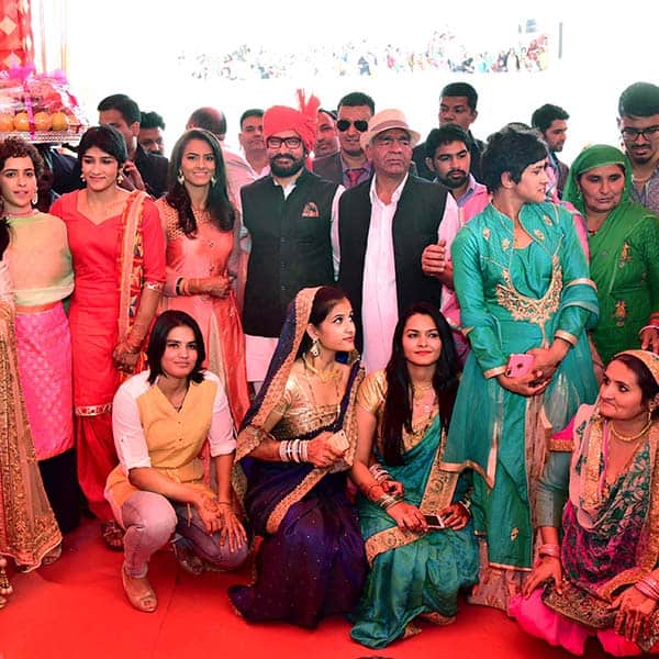 Aamir Khan took off from his busy schedule to attend Geeta Phogat’s wedding