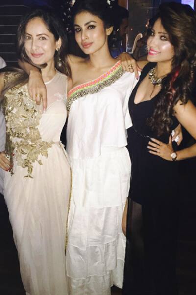 Actress Adaa Khan joined in to be a part of Mouni Roy’s birthday celebrations
