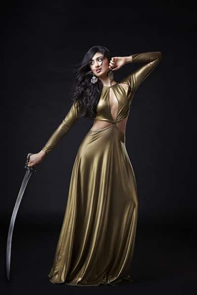 Adah Sharma in this golden dress is grabbing all eyeballs