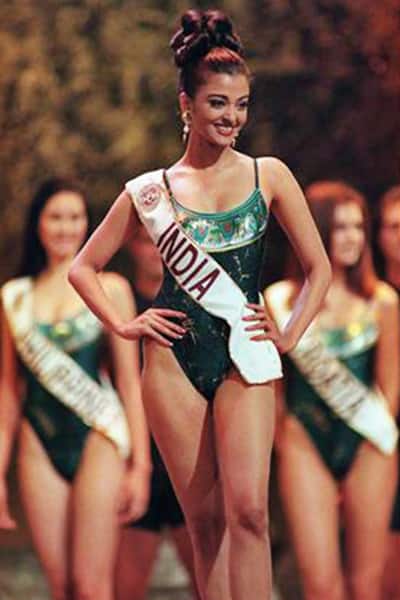 Aishwarya Rai during Miss World beauty pageant contest
