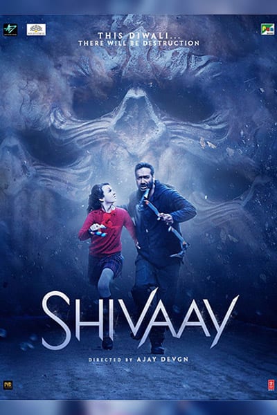 Ajay Devgn with Erika Kaar on poster of ‘Shivaay’