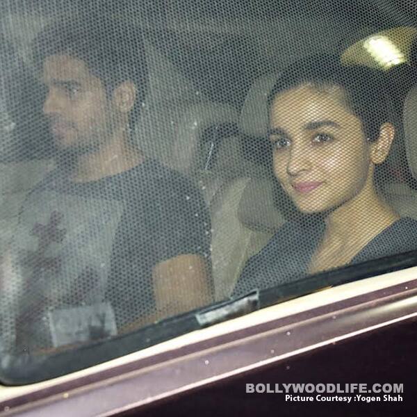 Alia Bhatt and Sidharth Malhotra were all smiles for the camera