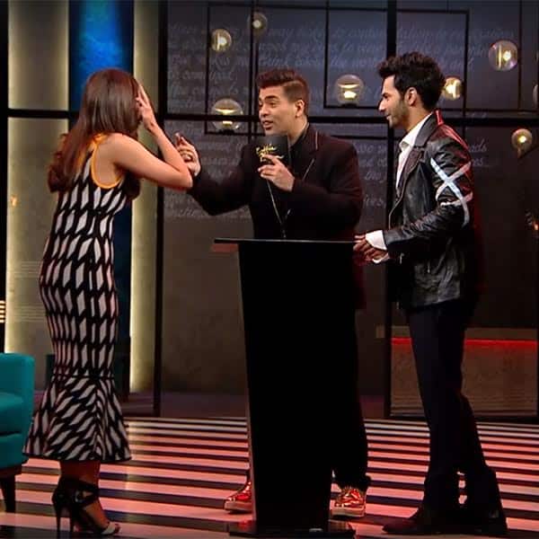 Alia Bhatt goofs up during the ‘Koffee With Karan’ quiz Alia Bhatt goofs up during the ‘Koffee With Karan’ quiz